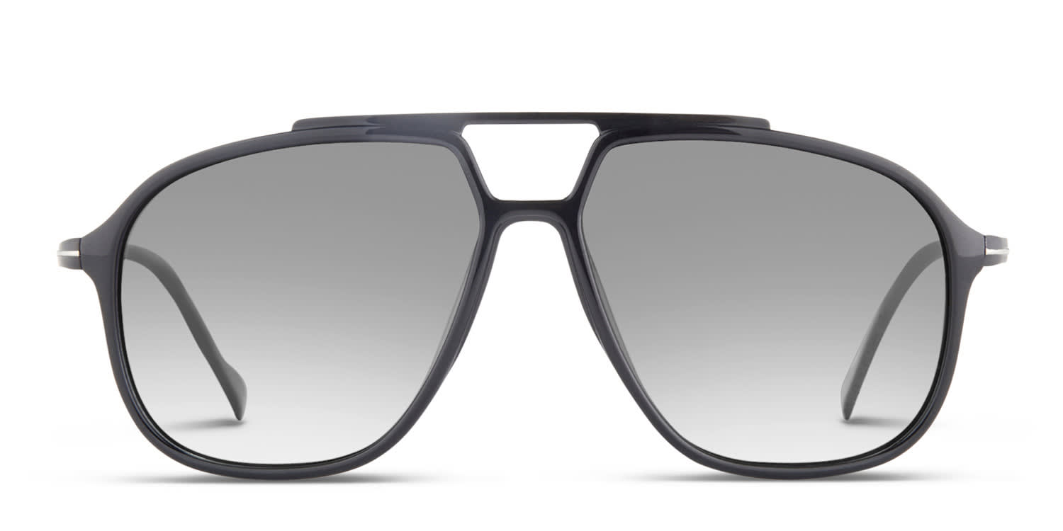 Ottoto Callaghan Shiny Black glasses - Shiny Black - Frontal View