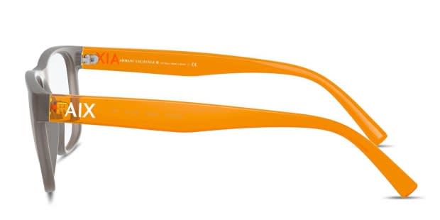 Armani Exchange AX3075 Gray/Orange Prescription Eyeglasses display picture 2