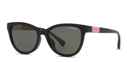 Miraflex MF1039 Kids Shiny Black glasses - Shiny Black - Angle View