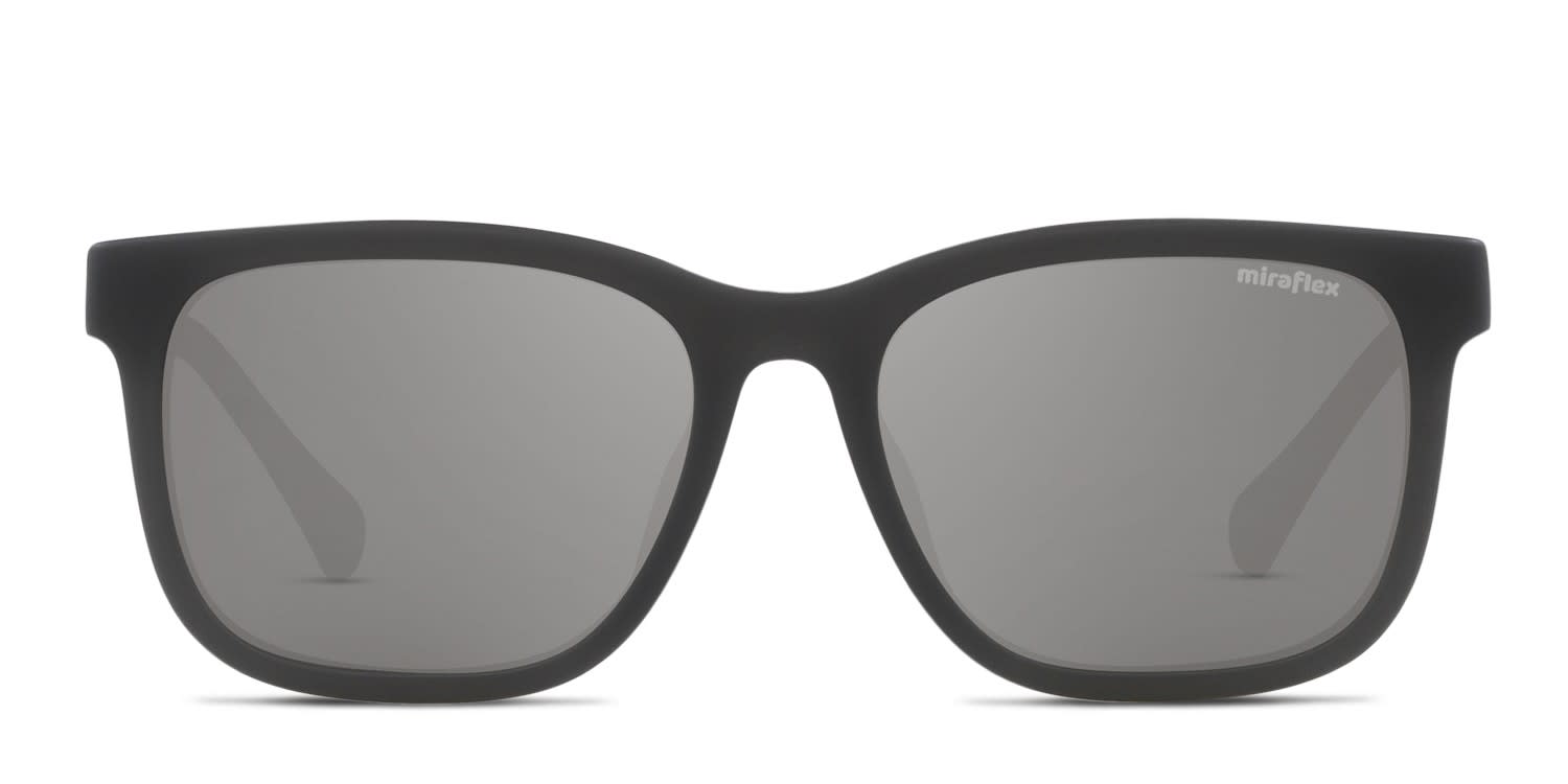 Miraflex MF1040 Kids Gray glasses - Gray - Frontal View
