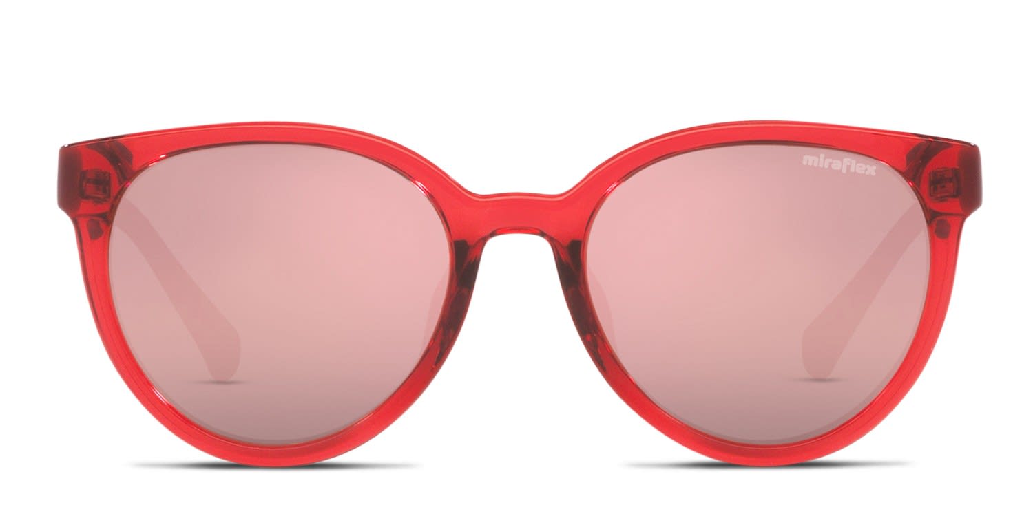 Miraflex MF1041 Kids Red glasses - Red - Frontal View