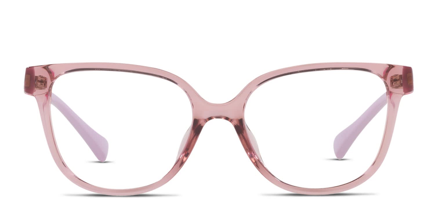 Miraflex MF4023 Kids Pink, Clear glasses - Pink / Clear - Frontal View