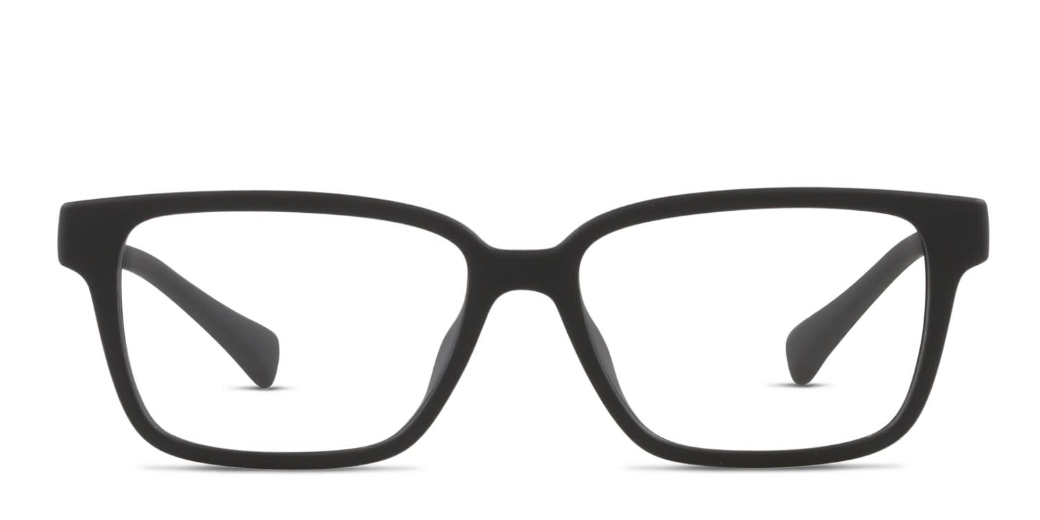 Miraflex MF4024 Kids Matte Black glasses - Matte Black - Frontal View