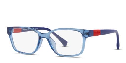Miraflex MF4021 Kids Blue, Clear glasses - Blue / Clear - Angle View