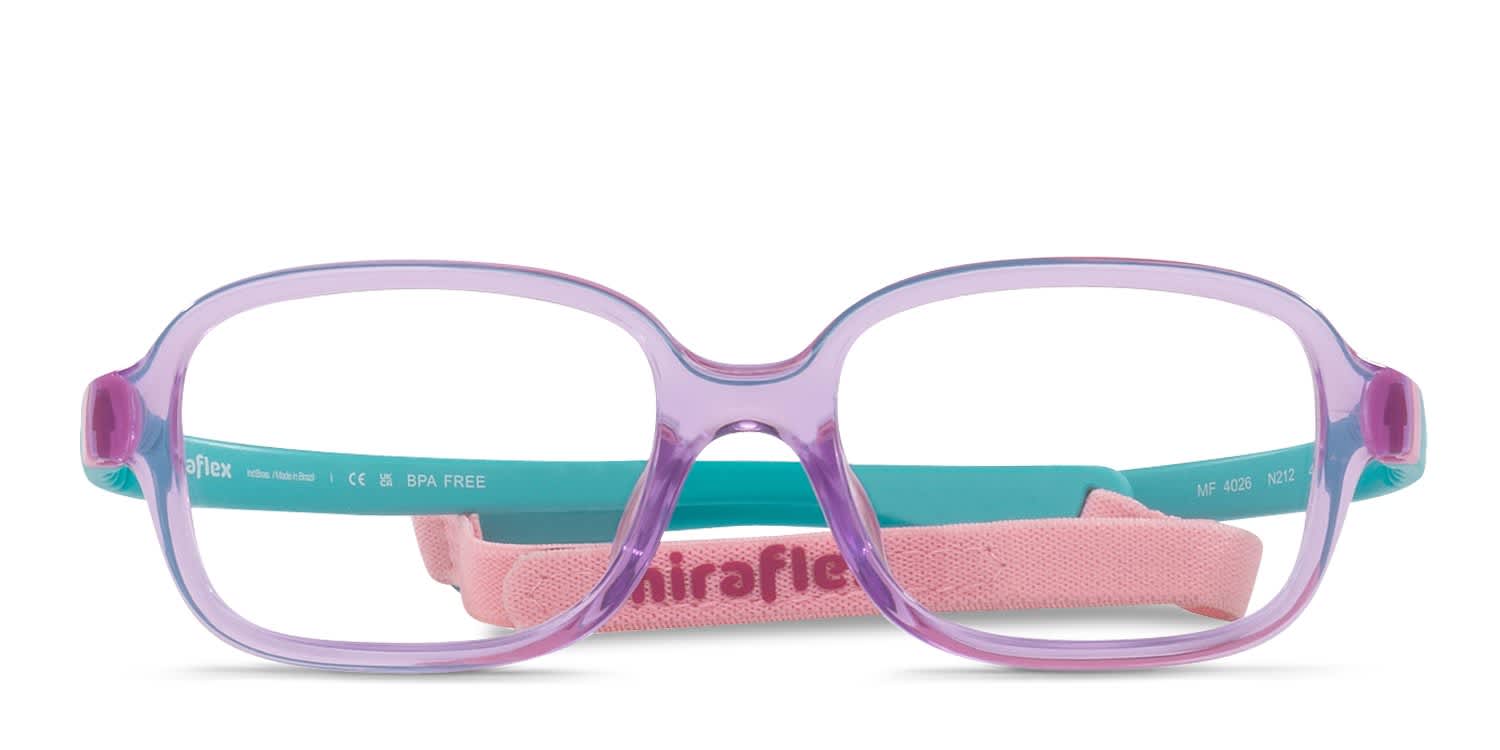 Miraflex MF4026 Kids Purple Prescription Eyeglasses