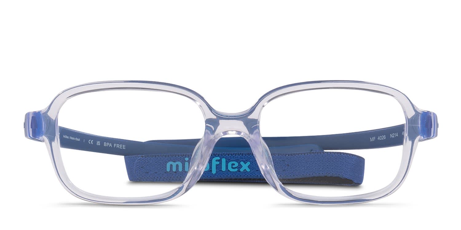 Miraflex MF4026 Kids Clear Prescription Eyeglasses
