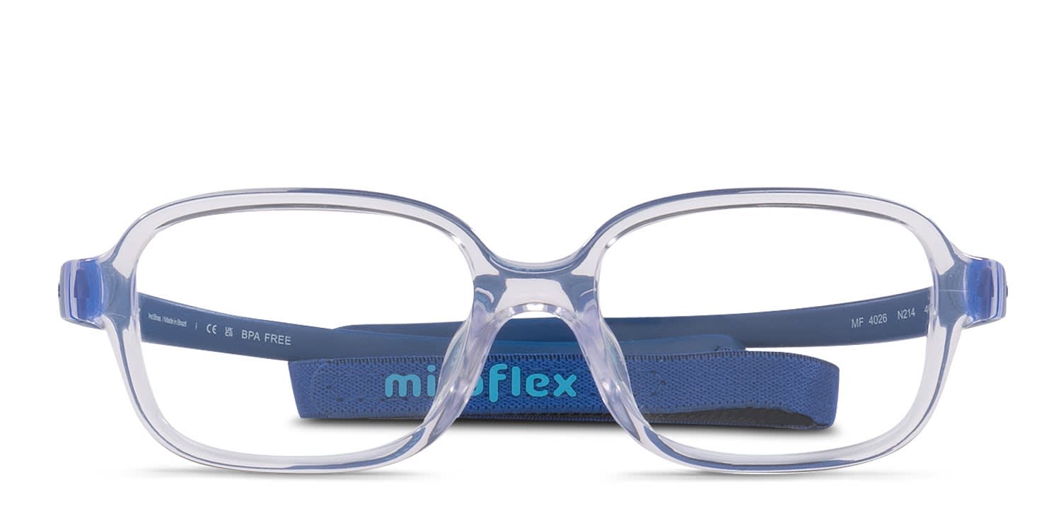 Miraflex MF4026 Kids Clear Prescription Eyeglasses