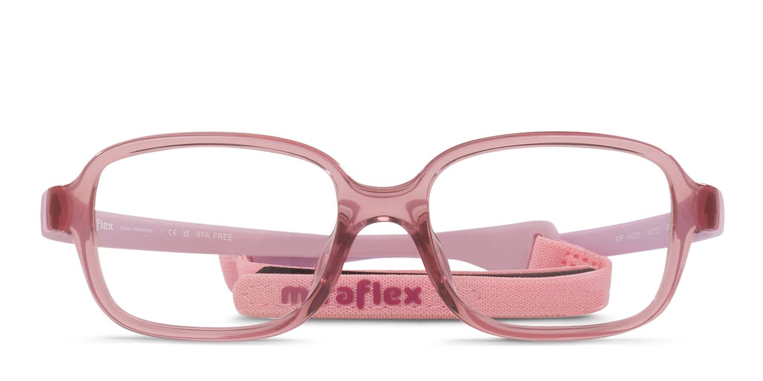 Miraflex MF4026 Kids Pink Prescription Eyeglasses