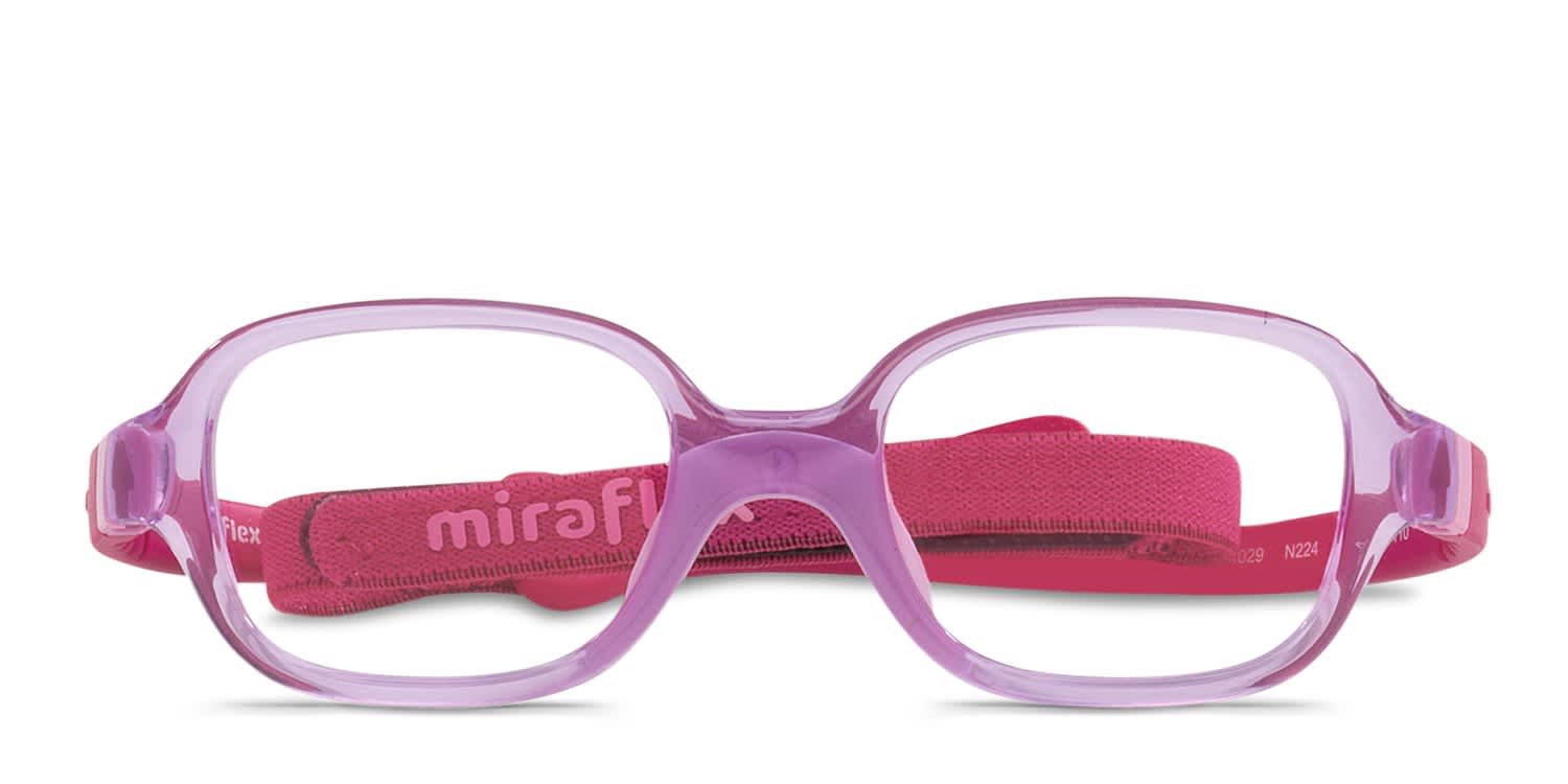 Miraflex MF4029 Kids Purple Prescription Eyeglasses