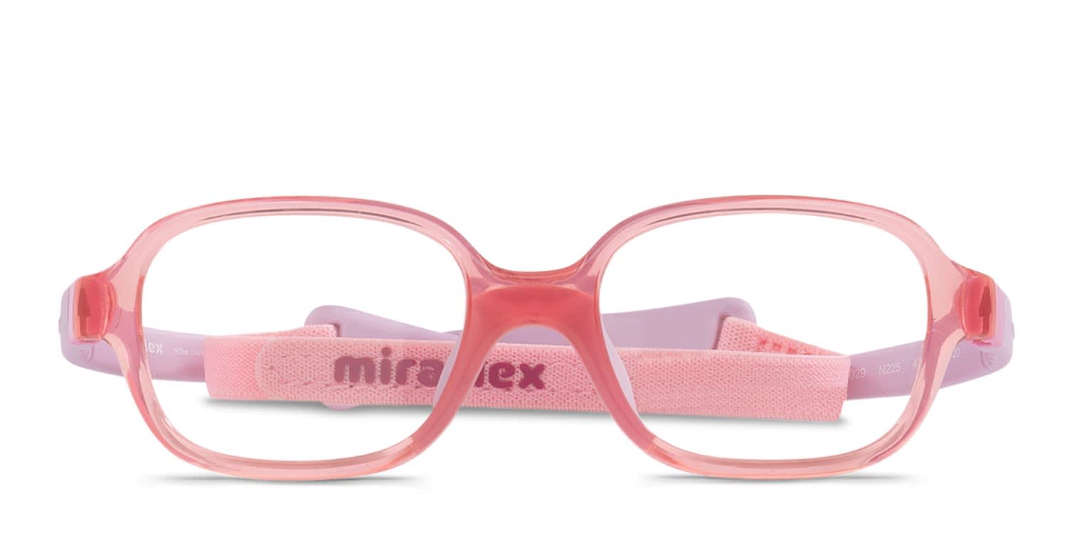Miraflex MF4029 Kids Pink glasses - Pink - Frontal View