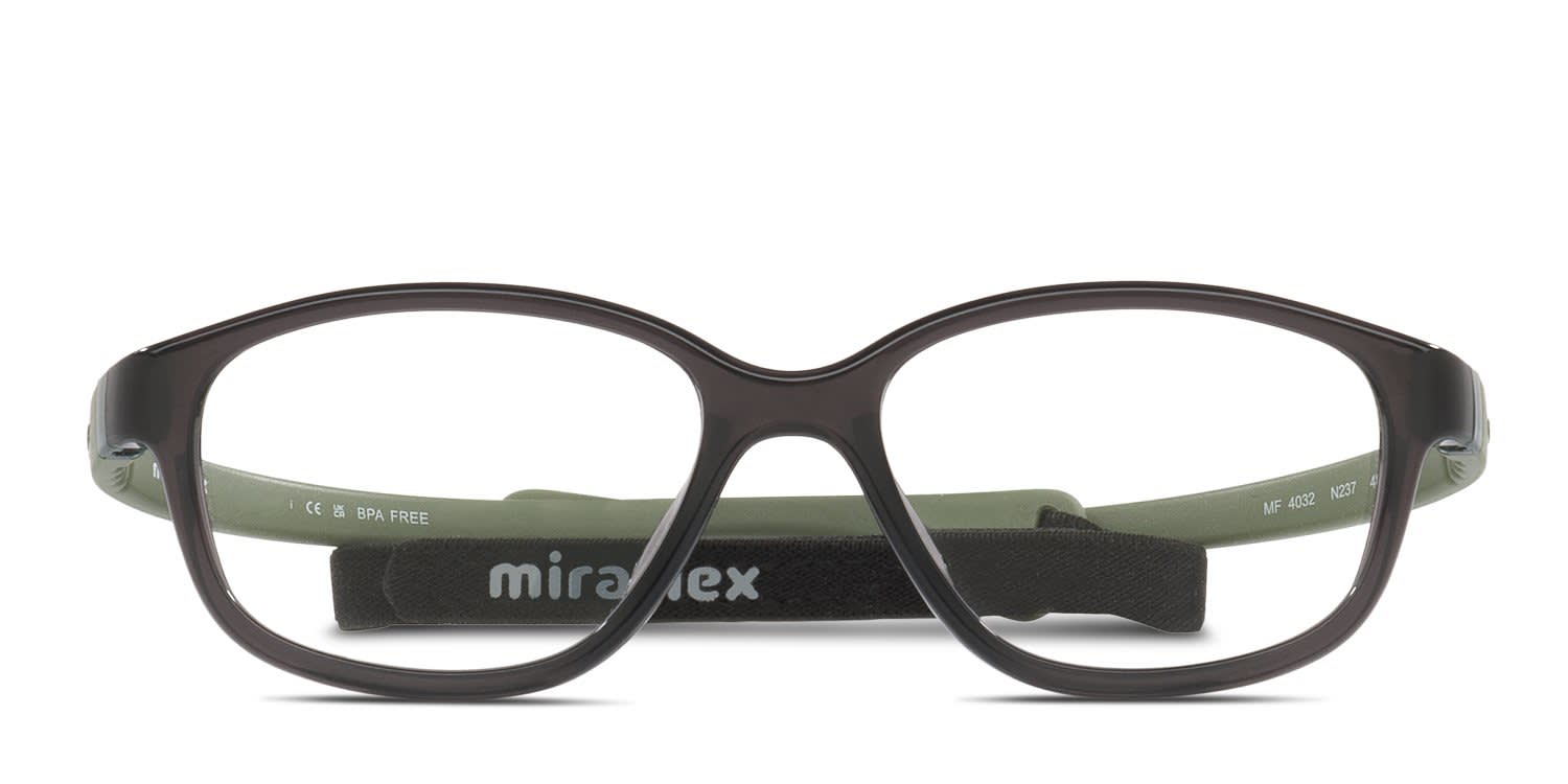 Miraflex MF4032 Kids Gray glasses - Gray - Frontal View