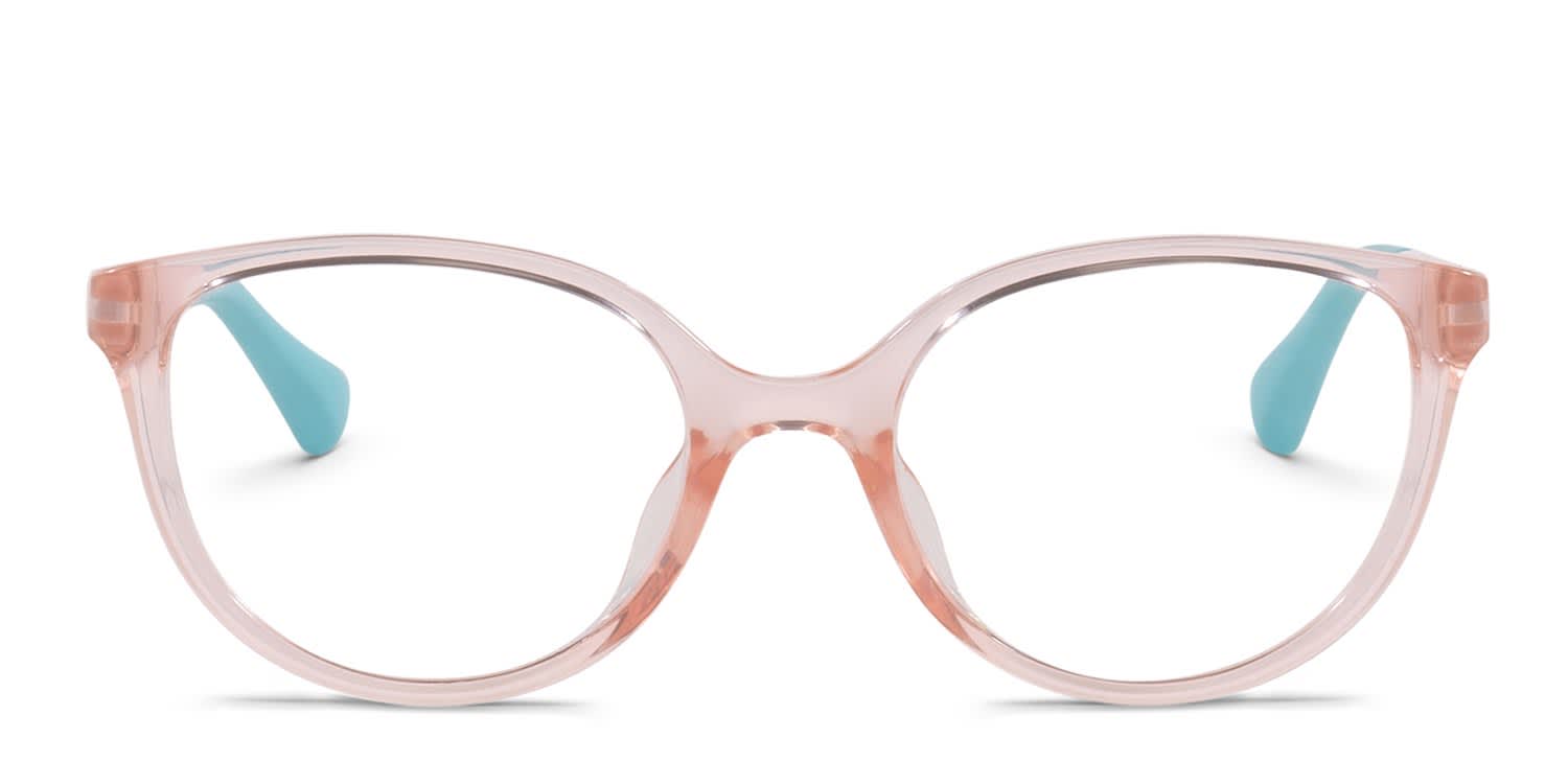 Miraflex MF4034 Kids Orange, Clear glasses - Orange / Clear - Frontal View