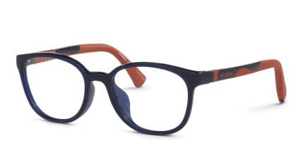 Miraflex MF4036 Kids Blue glasses - Blue - Angle View