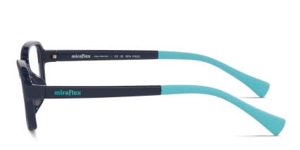 Miraflex MF4037 Kids Blue glasses - Blue - Side View
