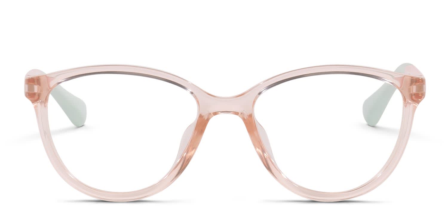Miraflex MF4038 Kids Orange, Clear glasses - Orange / Clear - Frontal View