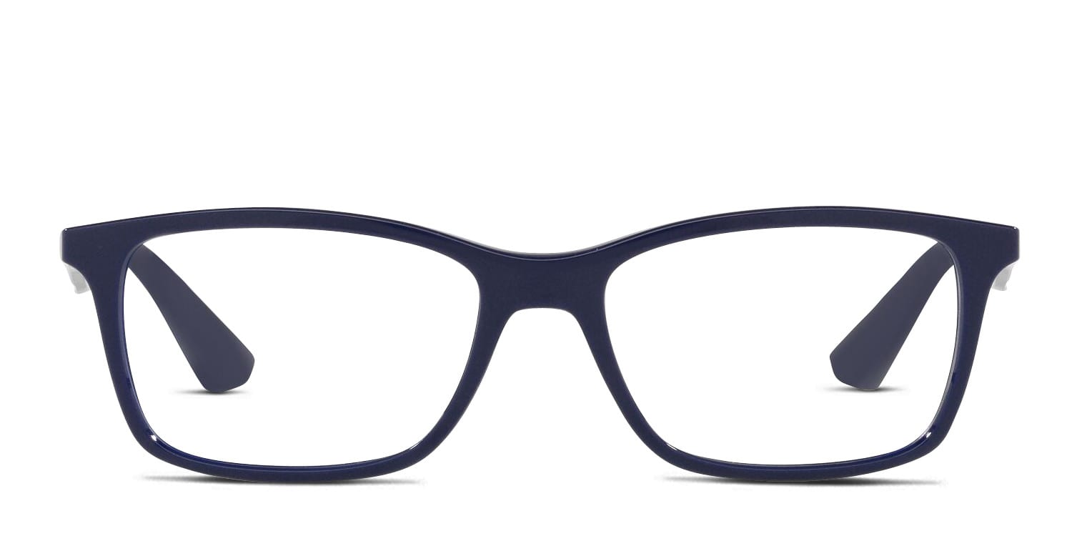 Ray-Ban RX7047 Blue glasses - Blue - Frontal View