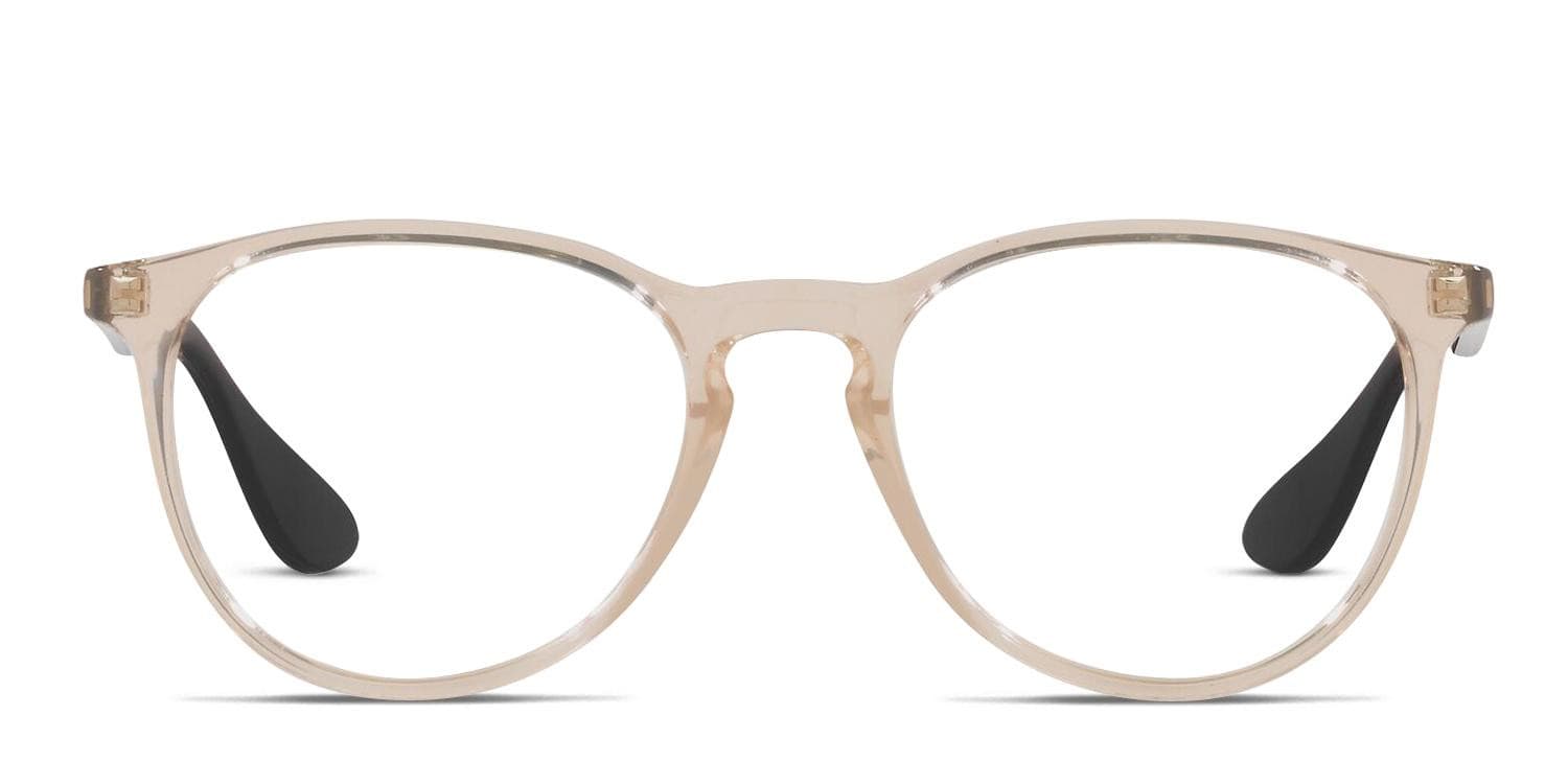 Ray-Ban 7046 Beige/Clear/Black Eyeglasses Includes FREE Rx Lenses