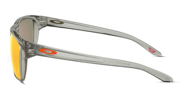 Oakley OO9448 Sylas Gray, Red frame with PRIZM ruby lenses