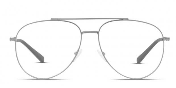 Armani Exchange AX1055 Gunmetal Eyeglasses | Includes FREE Rx Lenses