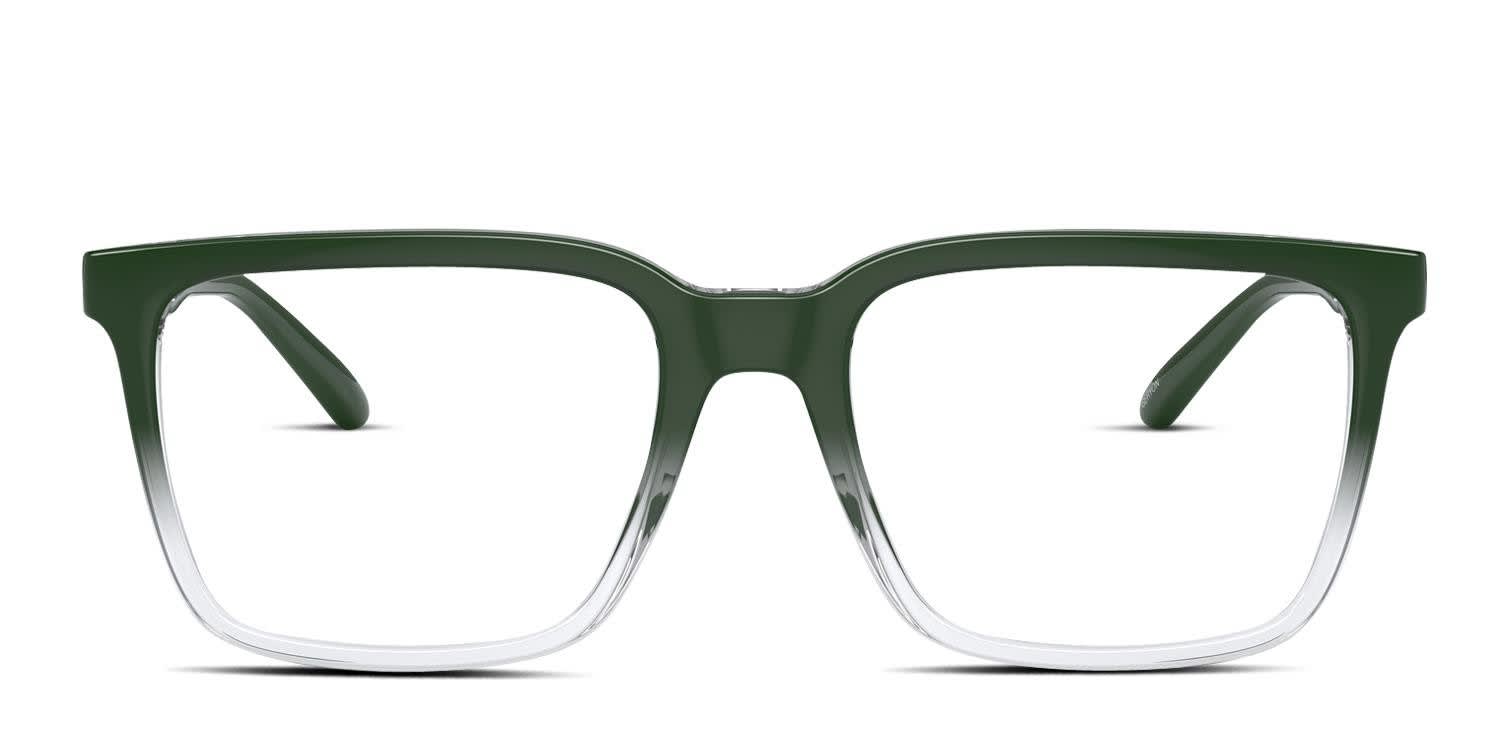 Arnette AN7215 Geryon Green, Clear glasses - Clear / Green - Frontal View