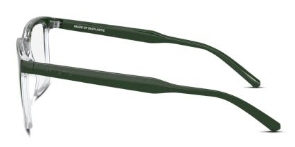 Arnette AN7215 Geryon Green, Clear glasses - Clear / Green - Side View