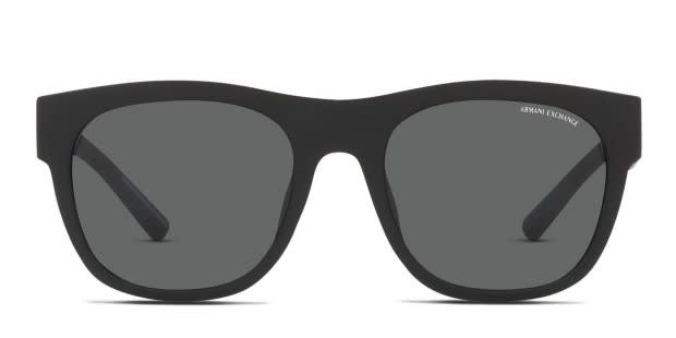 Armani exchange matte sale black glasses