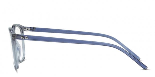 Ray-Ban RX7185 Blue/Clear Eyeglasses Includes FREE Rx Lenses