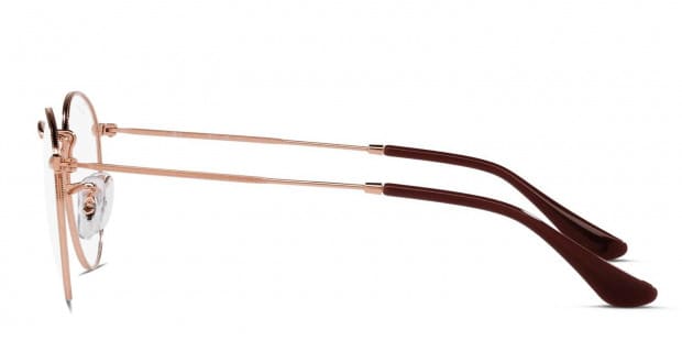 Rose gold round glasses online