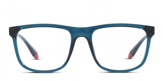 Blue armani glasses store