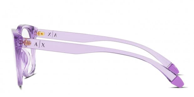 Armani exchange purple glasses hot sale