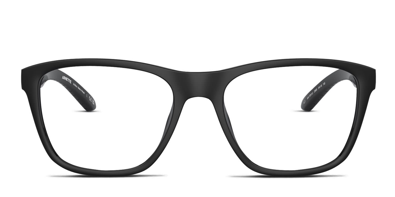 Arnette AN7241U A.T. Black glasses - Black - Frontal View