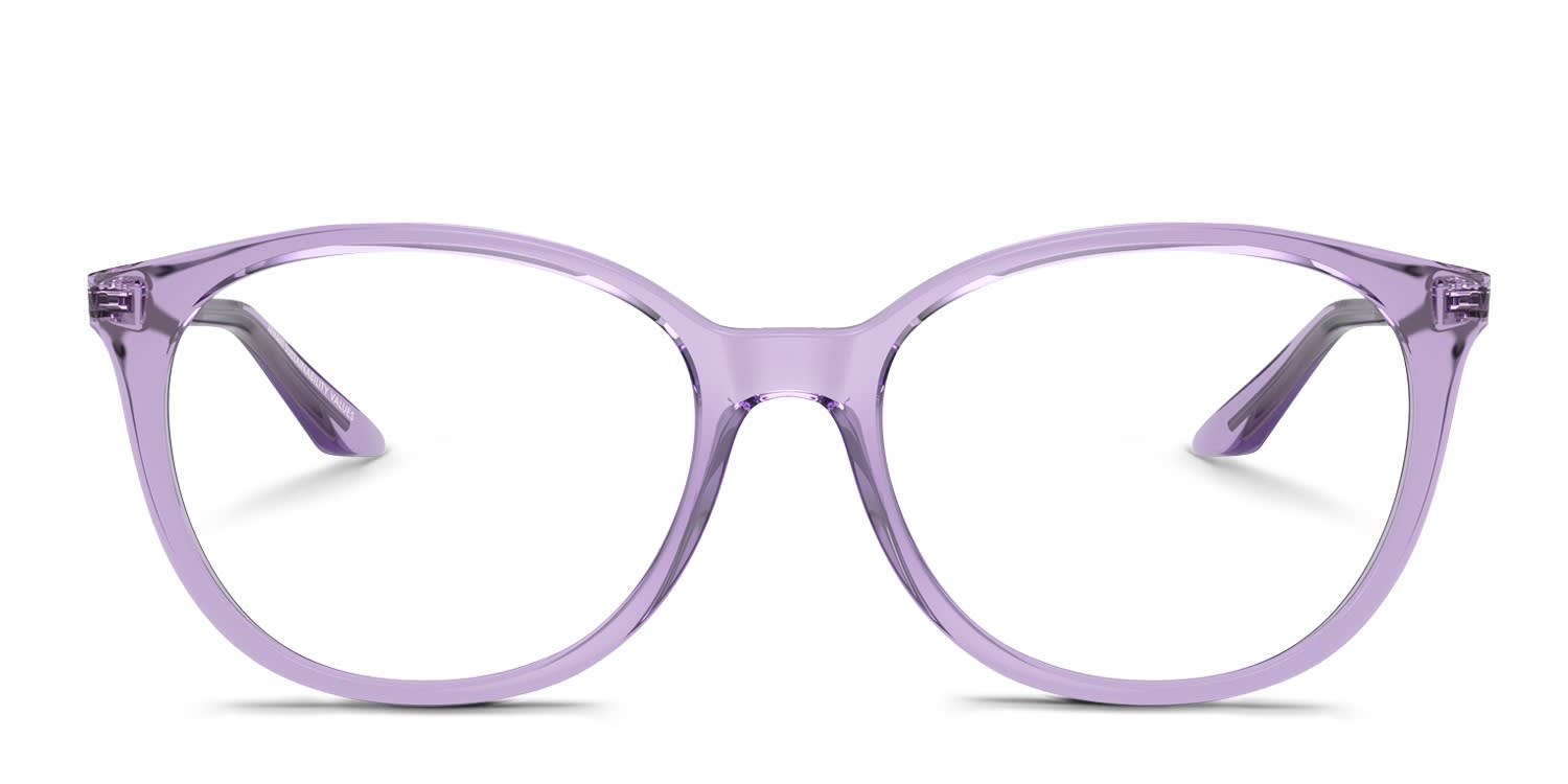 Armani Exchange AX3109 Purple, Clear glasses - Purple / Clear - Frontal View