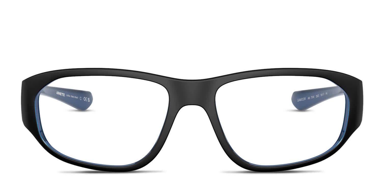 Arnette AN7245 Gamoor Matte Black glasses - Matte Black - Frontal View
