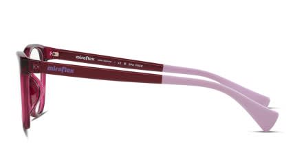 Miraflex MF4010 Kids Red glasses - Red - Side View