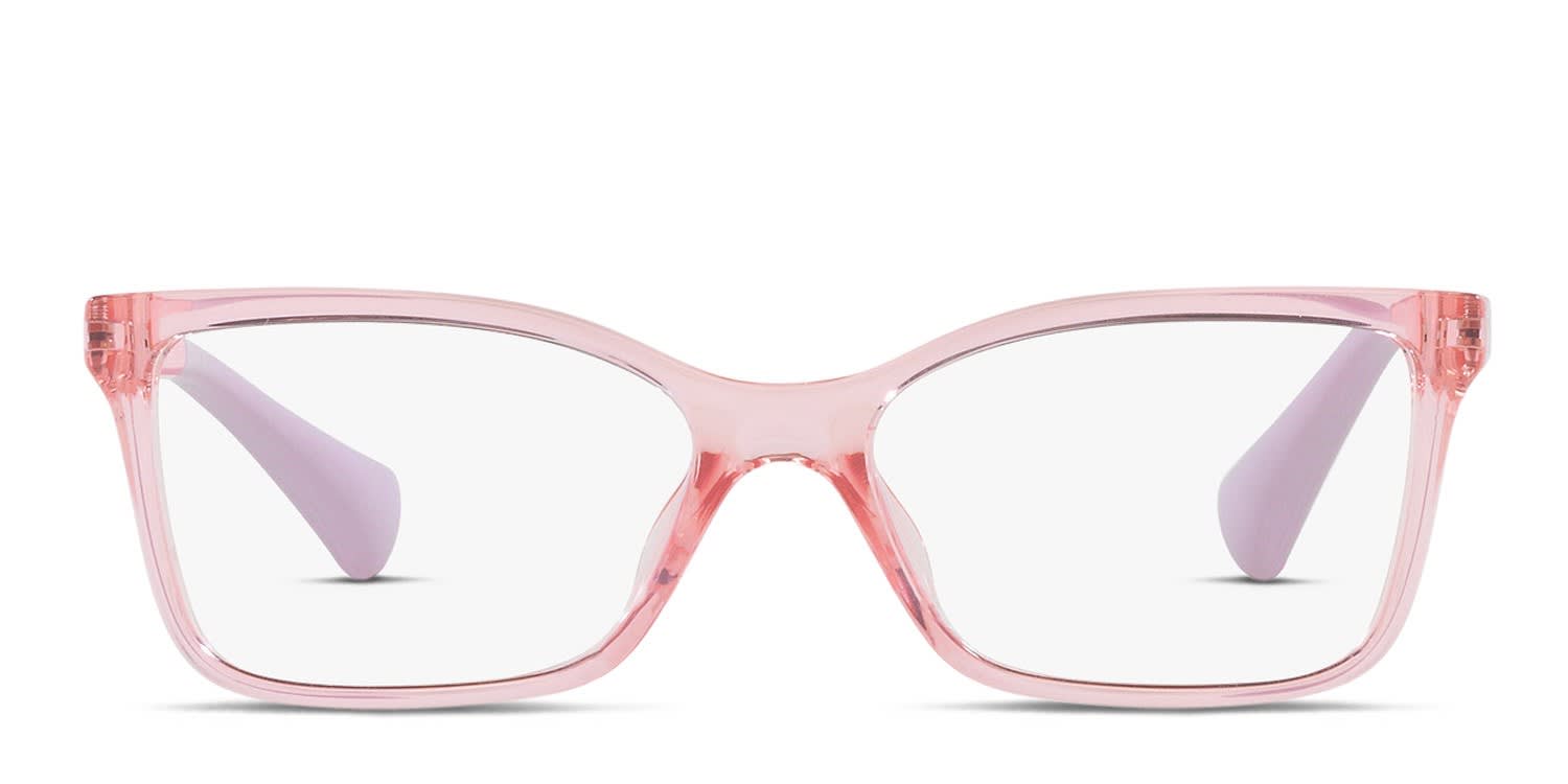 Miraflex MF4011 Kids Pink, Clear glasses - Pink / Clear - Frontal View