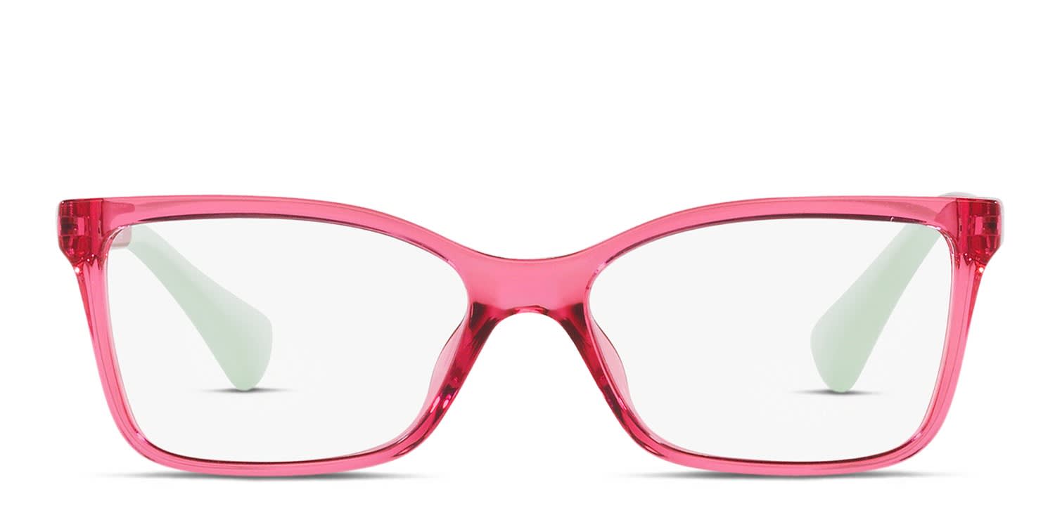 【アレフカ】ミライグリッシュ Miraflex MF4011 Kids Red, Clear Prescription Eyeglasses
