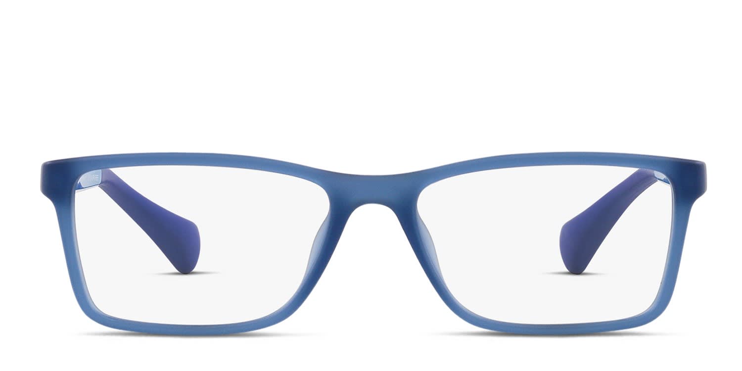 Miraflex MF4012 Kids Blue, Clear glasses - Blue / Clear - Frontal View