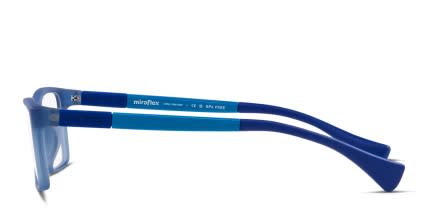Miraflex MF4012 Kids Blue, Clear glasses - Blue / Clear - Side View