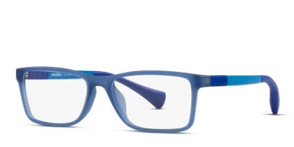Miraflex MF4012 Kids Blue, Clear glasses - Blue / Clear - Angle View