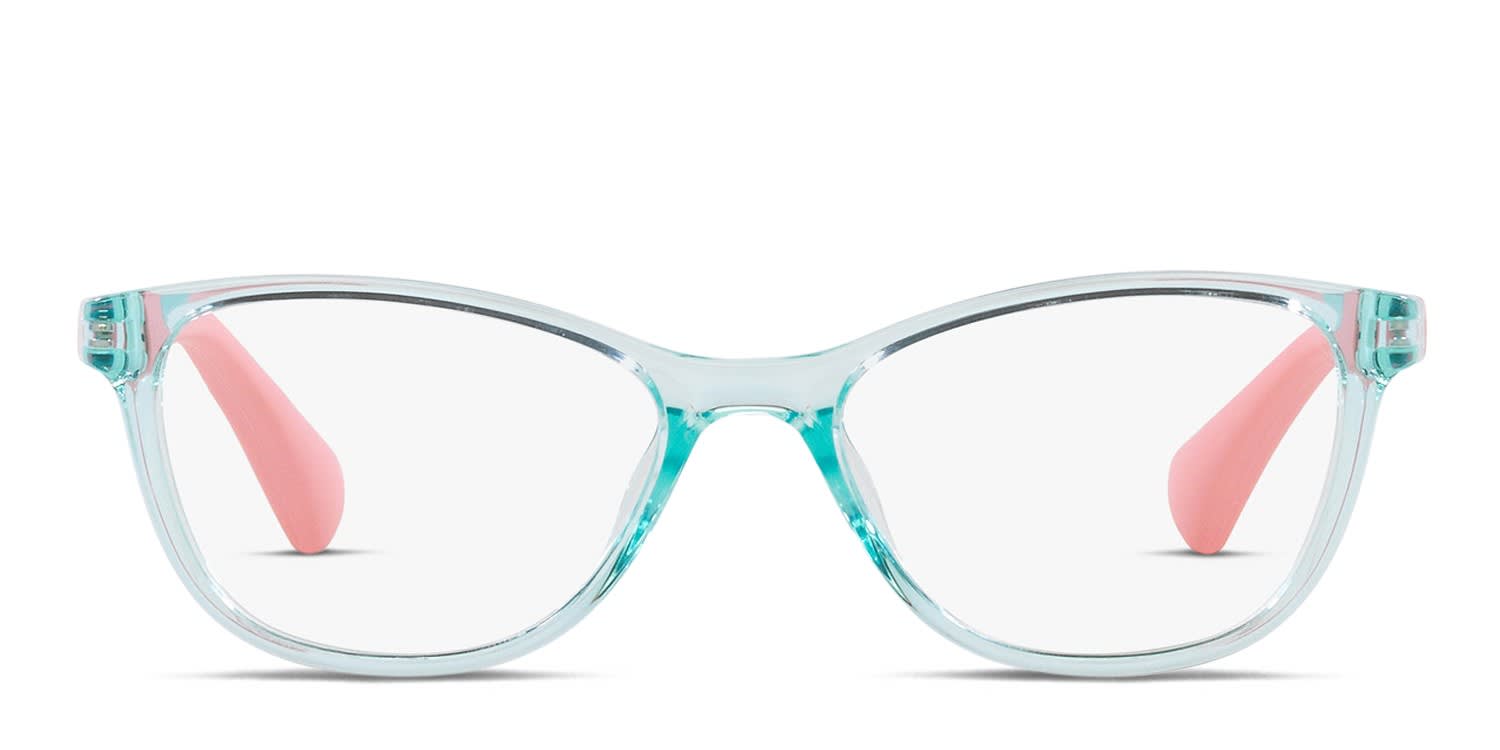 Miraflex MF4014 Kids Blue, Clear glasses - Blue / Clear - Frontal View