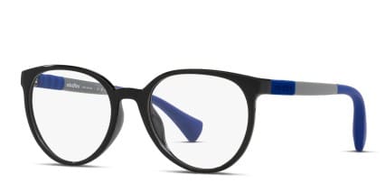 Miraflex MF4015 Kids Black glasses - Black - Angle View