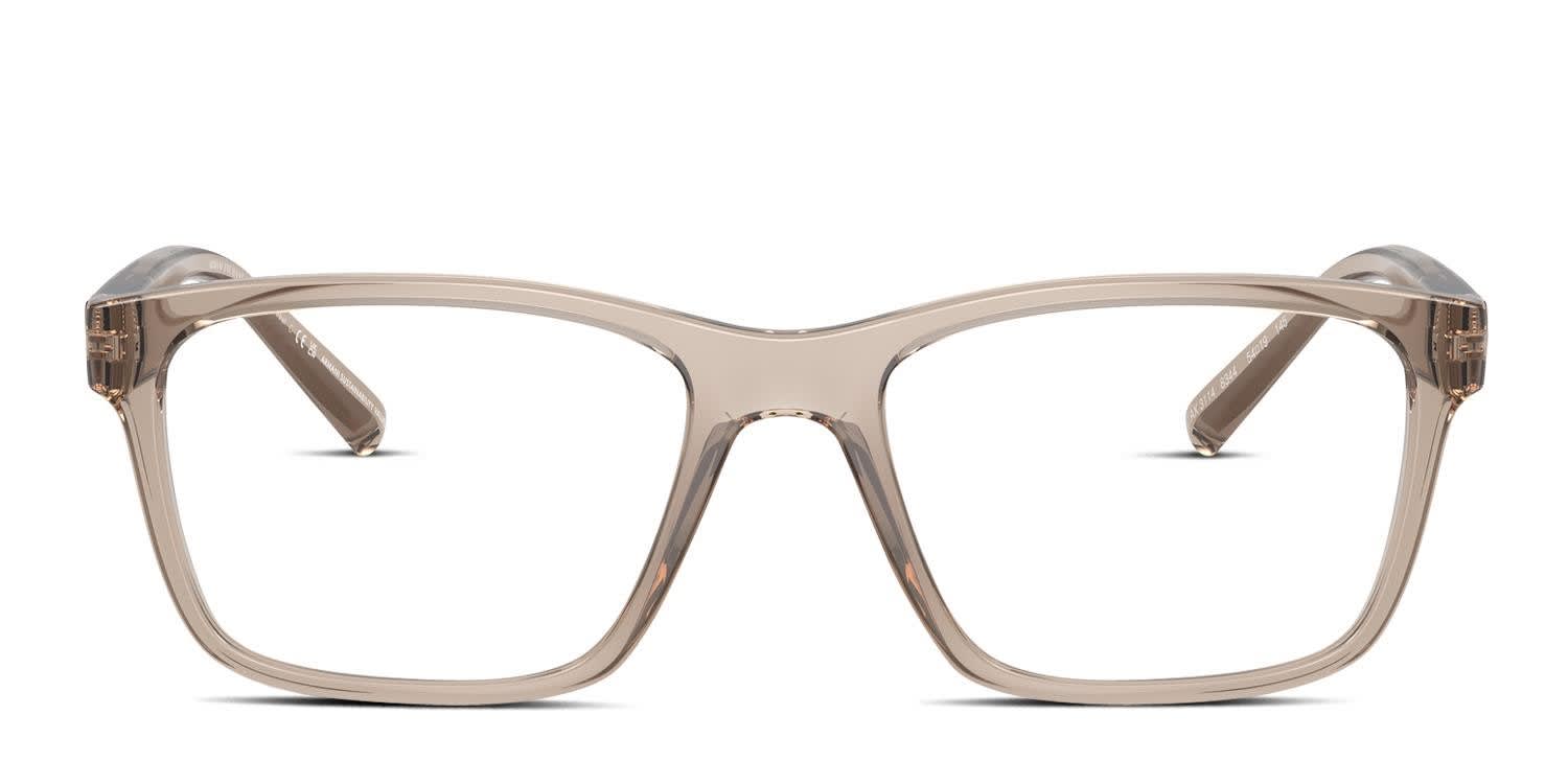 Armani Exchange AX3114 Clear, Brown glasses - Clear / Brown - Frontal View