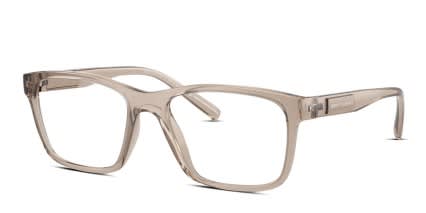 Armani Exchange AX3114 Clear, Brown glasses - Clear / Brown - Angle View