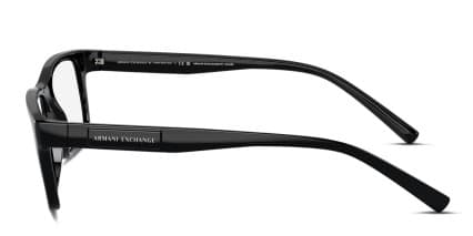 Armani Exchange AX3115 Black glasses - Black - Side View
