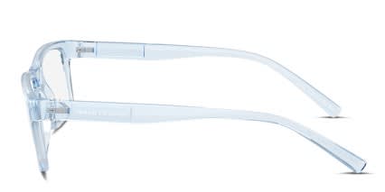 Armani Exchange AX3115 Clear, Blue glasses - Clear / Blue - Side View