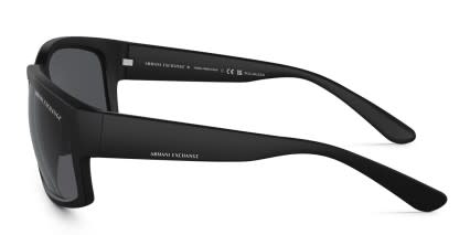 Armani Exchange AX4142SU Black glasses - Black / Gray - Side View