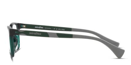 Miraflex MF4018 Kids Green glasses - Green - Side View