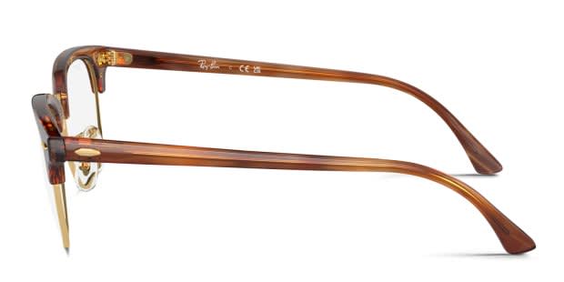 Ray-Ban RB5154 CLUBMASTER ブラウン系フレーム 美品 Ray-Ban RX5154 Clubmaster brown , gold frame