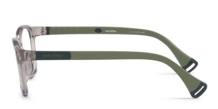 Miraflex MF4042 Kids Gray glasses - Gray - Side View