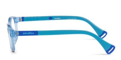 Miraflex MF4043 Kids Blue glasses - Blue - Side View